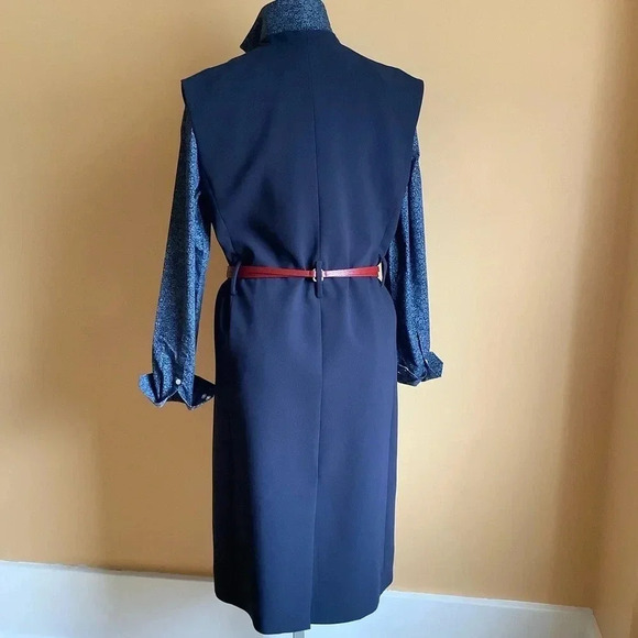 KENDI BOUTIQUE Navy Double Breasted Blazer Dress Size M - Picture 4 of 16